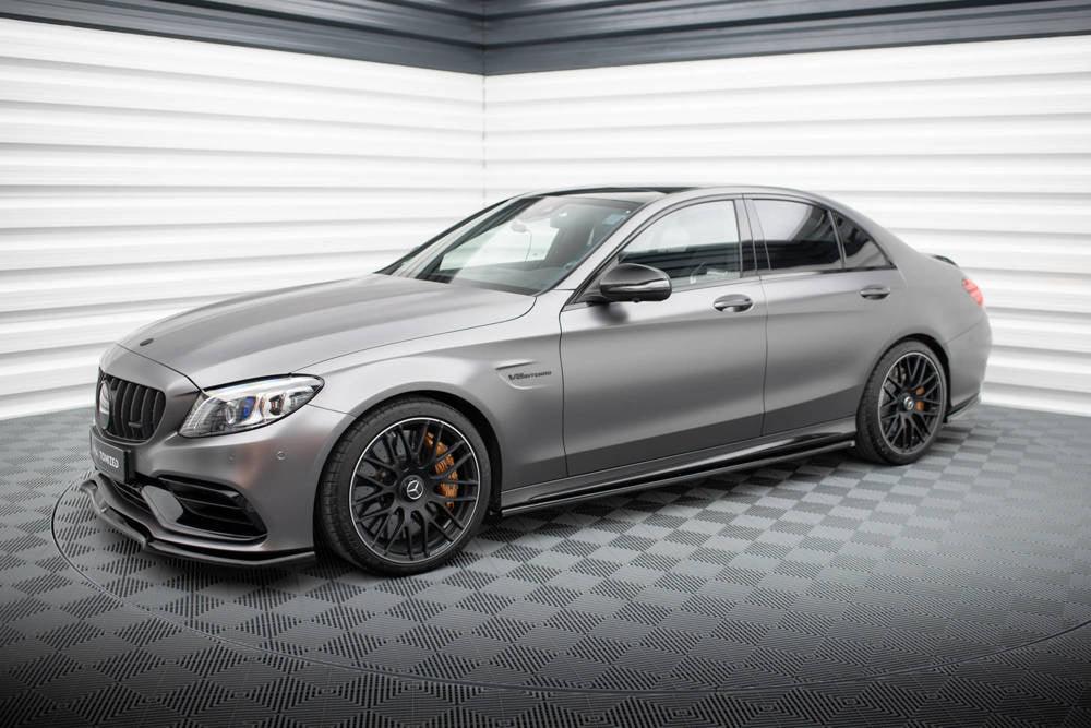 Seitenschweller Erweiterung für Mercedes AMG C63 Limousine / Kombi W205 Facelift von Maxton Design