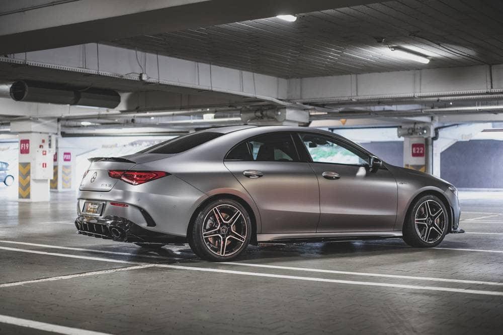 Seitenschweller Erweiterung für Mercedes CLA AMG 35 C118 von Maxton Design