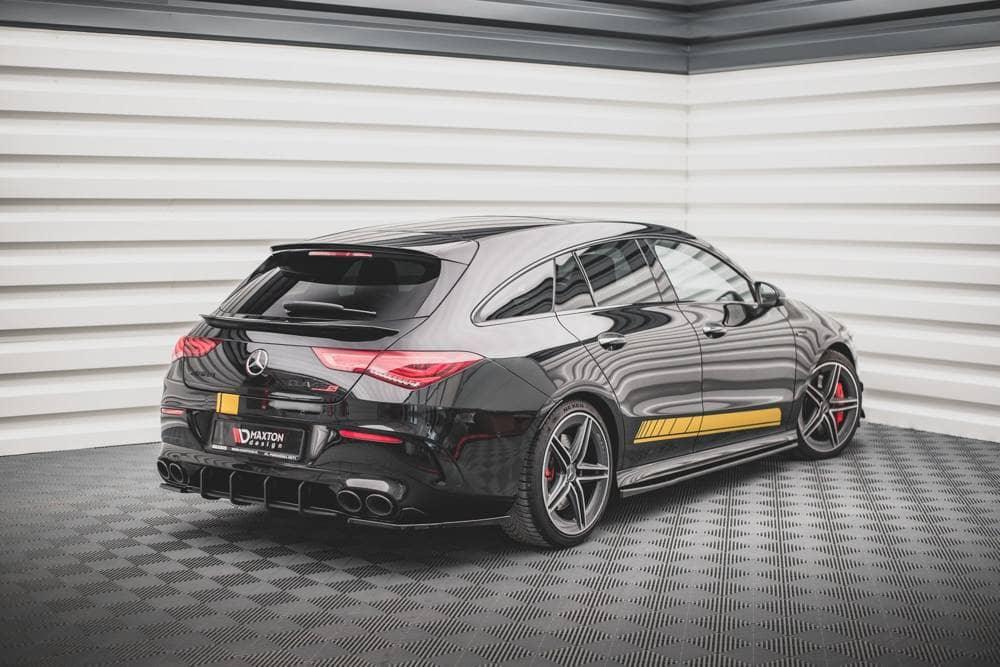 Seitenschweller Erweiterung für Mercedes CLA AMG 45 C118 von Maxton Design