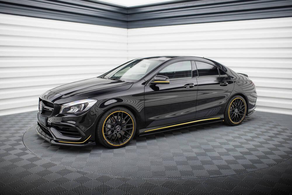 Seitenschweller Erweiterung für Mercedes-Benz CLA 45AMG Aero C117 Facelift von Maxton Design