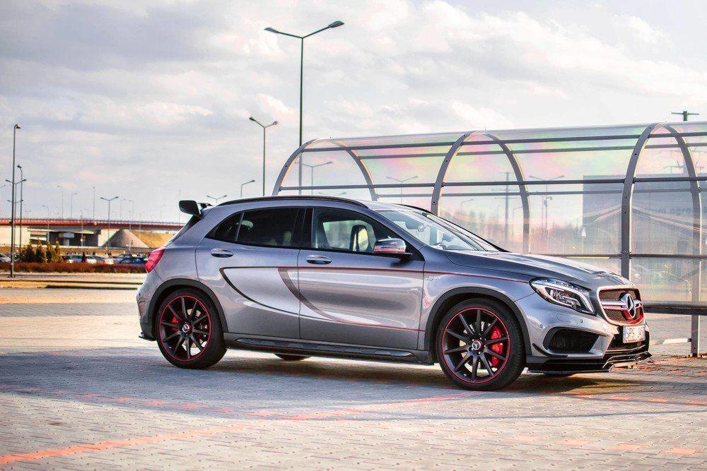 Seitenschweller Erweiterung für Mercedes GLA 45 AMG (X156) VFL von Maxton Design