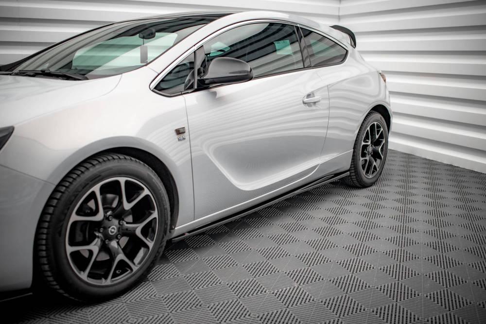 Seitenschweller Erweiterung für Opel Astra J GTC OPC-Line von Maxton Design