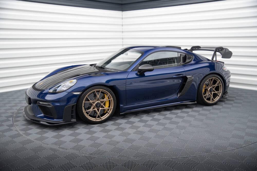 Seitenschweller Erweiterung für Porsche 718 Cayman GT4 RS 982 von Maxton Design