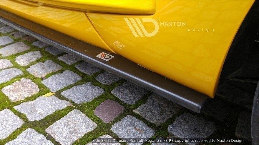 Seitenschweller Erweiterung für Renault Megane RS MK3 von Maxton Design