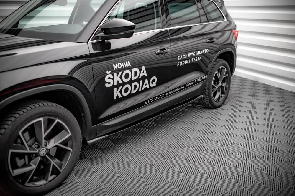 Seitenschweller Erweiterung für Skoda Kodiaq NS7 Facelift von Maxton Design