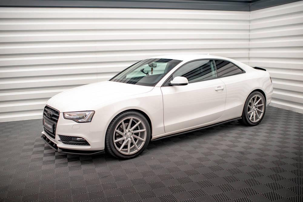 Seitenschweller Erweiterung V.2 für Audi A5 / A5 S-Line / S5 8T Coupe von Maxton Design