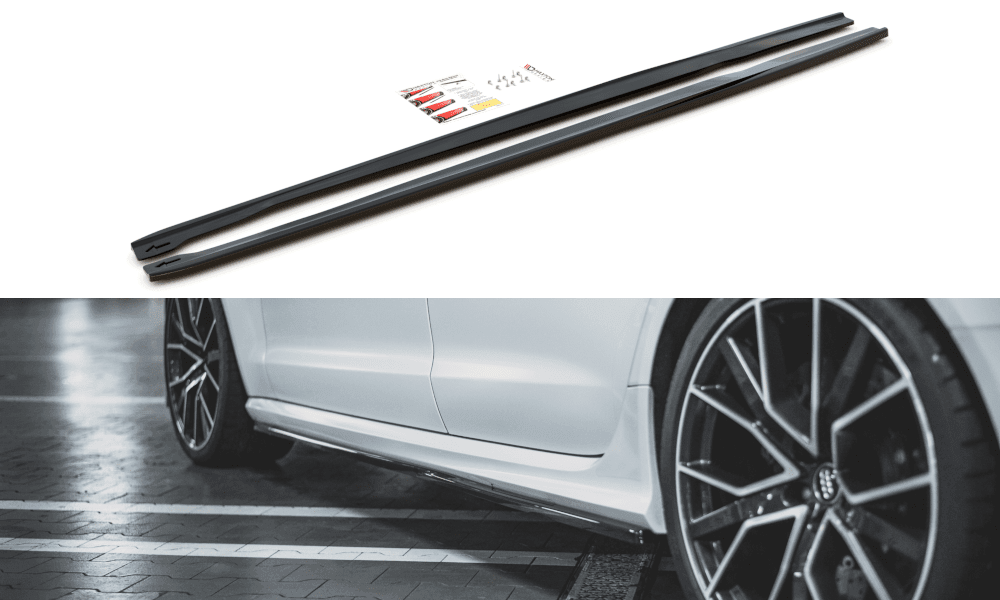 Side skirt extension V.2 for Audi RS6 C7 from Maxton Design 