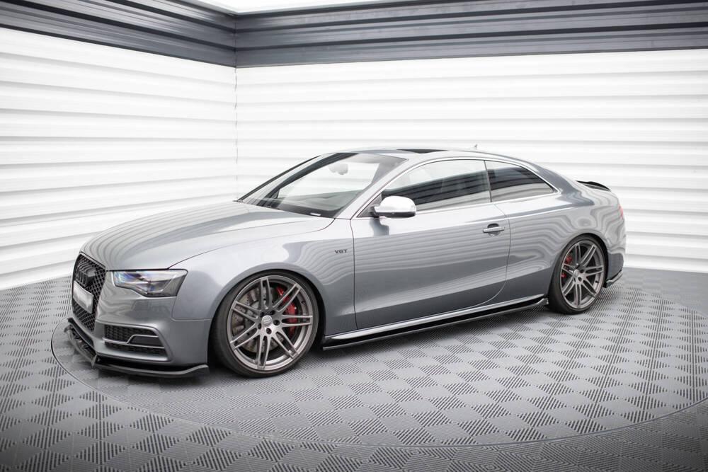 Seitenschweller Erweiterung V.2 für Audi A5 S-Line / S5 Coupe 8T Facelift von Maxton Design