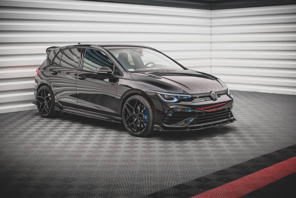 Seitenschweller Erweiterung V.2 mit Flaps für VW Golf 8 R von Maxton Design