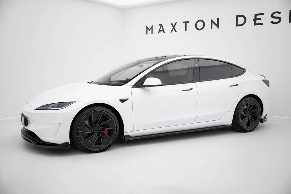 Seitenschweller Erweiterung V.3 für Tesla Model 3 Performance MK1 Facelift von Maxton Design