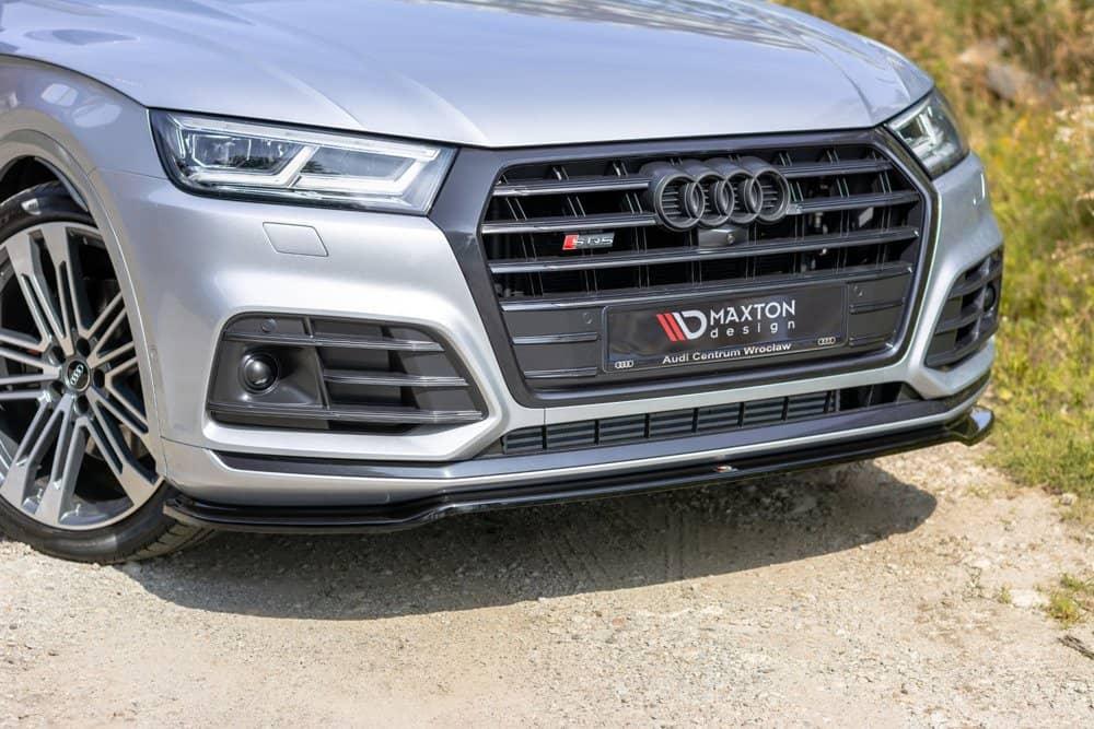 Front Diffusor / Front Splitter / Cup Schwert / Frontansatz für Audi Q5 FY S-Line von Maxton Design