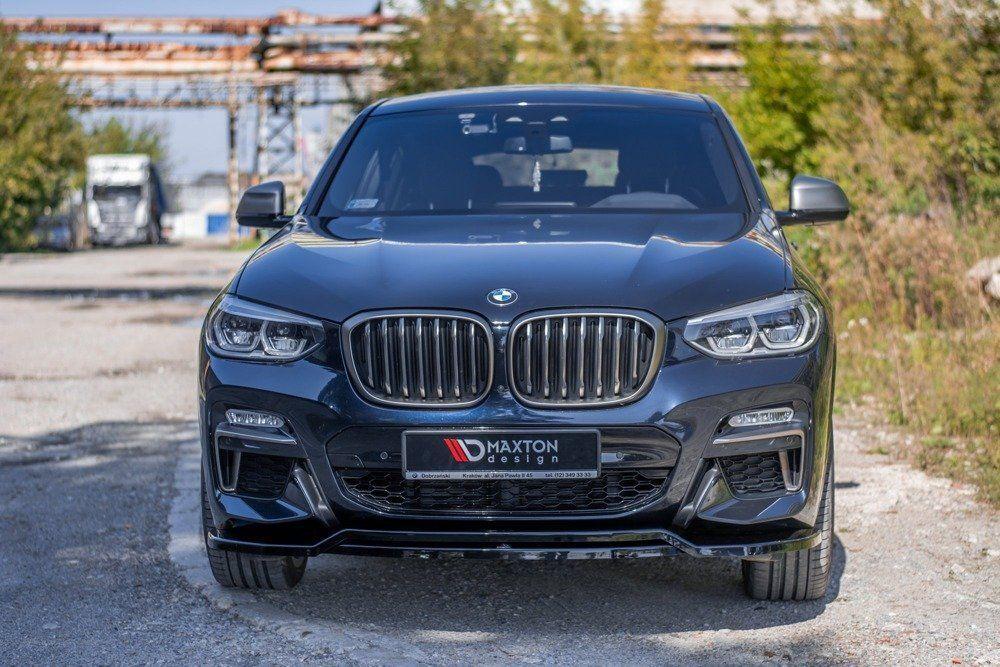 Front Diffusor / Front Splitter / Cup Schwert / Frontansatz für BMW X4 G02 M-Paket von Maxton Design