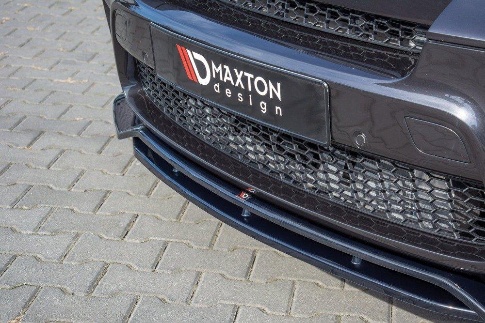 Front Splitter / Cup Schwert / Frontansatz für BMW X5 E70 Facelift M-Paket von Maxton Design