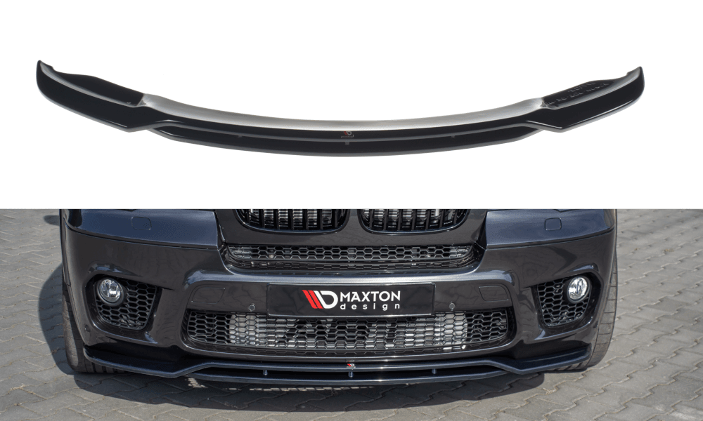 Front Splitter / Cup Schwert / Frontansatz für BMW X5 E70 Facelift M-Paket von Maxton Design