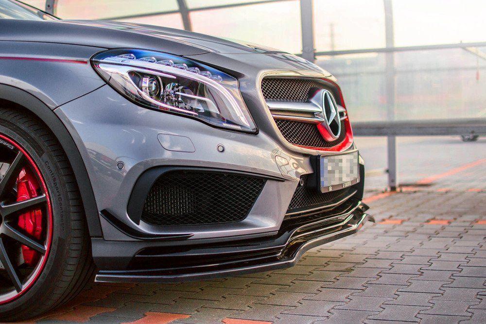 Front Splitter / Cup Schwert / Frontansatz für Mercedes GLA 45 AMG (X156) VFL von Maxton Design