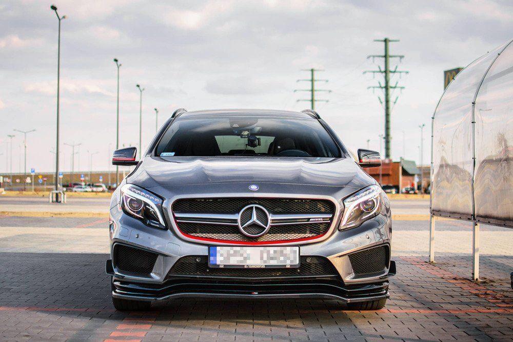 Front Splitter / Cup Schwert / Frontansatz für Mercedes GLA 45 AMG (X156) VFL von Maxton Design