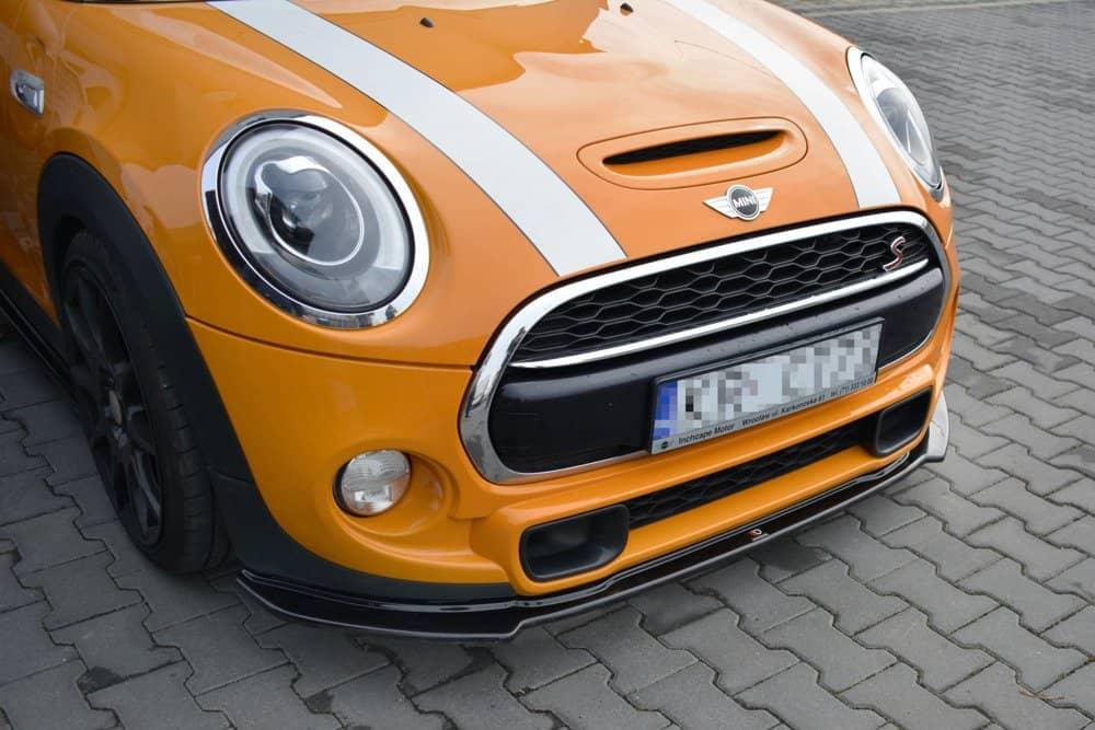 Front Splitter / Cup Schwert / Frontansatz für Mini Cooper S F56 Vor-Facelift 3-Türer von Maxton Design