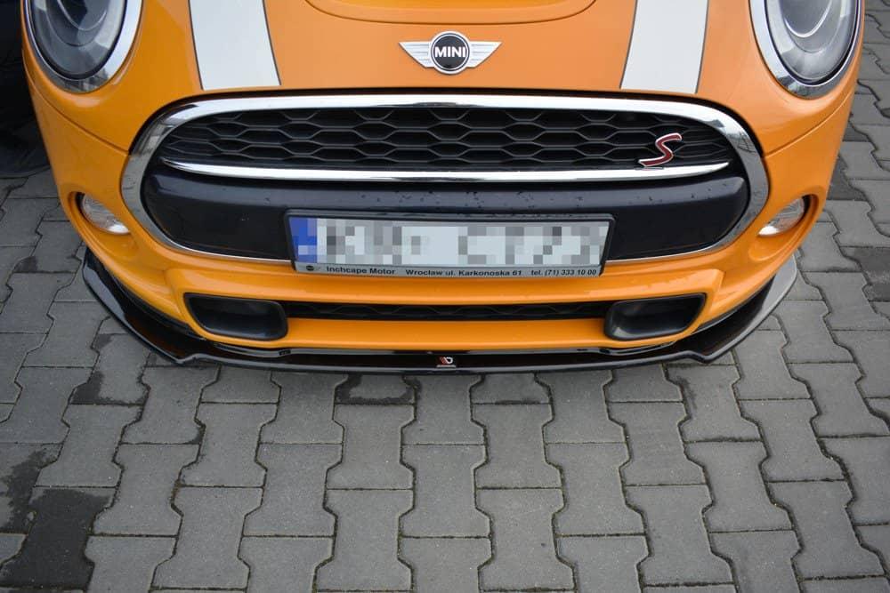 Front Splitter / Cup Schwert / Frontansatz für Mini Cooper S F56 Vor-Facelift 3-Türer von Maxton Design