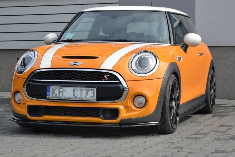 Front Splitter / Cup Schwert / Frontansatz für Mini Cooper S F56 Vor-Facelift 3-Türer von Maxton Design