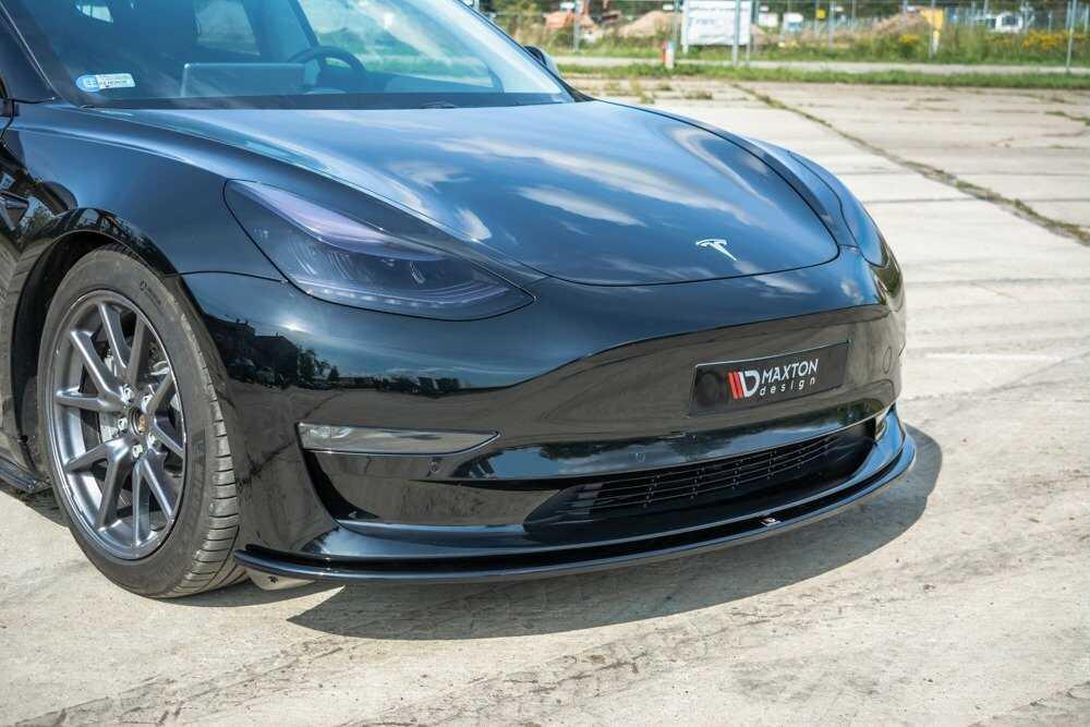 Front Diffusor / Front Splitter / Cup Schwert / Frontansatz für Tesla Model 3 von Maxton Design