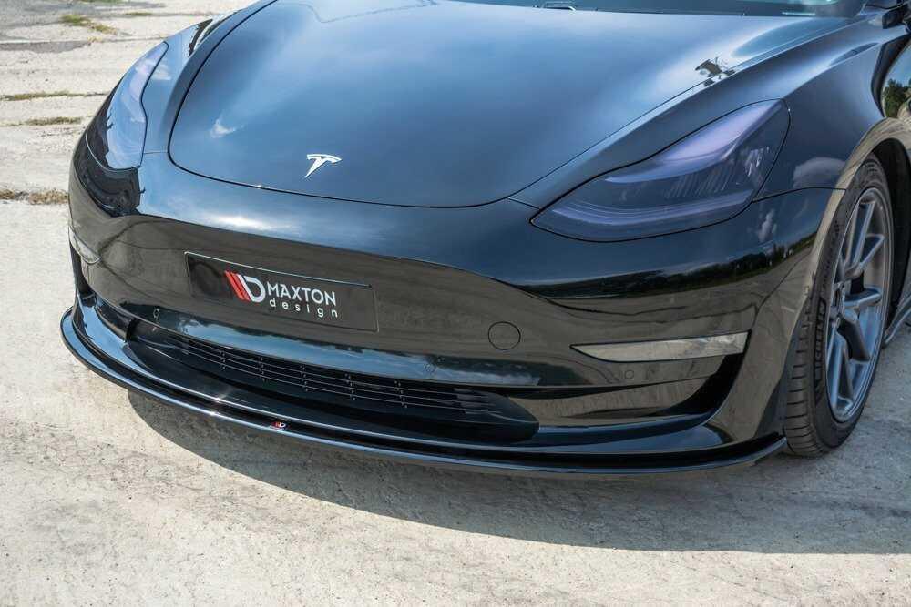 Front Diffusor / Front Splitter / Cup Schwert / Frontansatz für Tesla Model 3 von Maxton Design