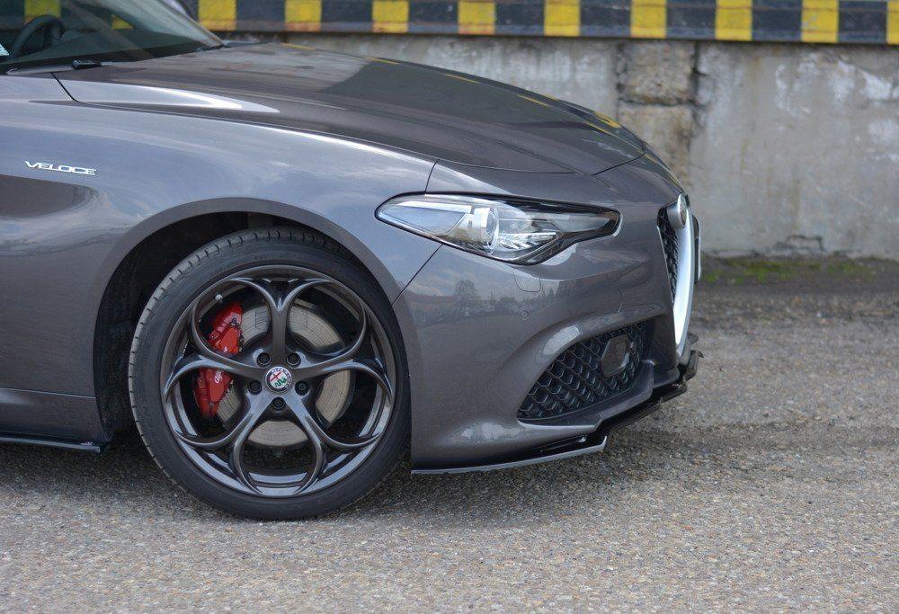 Front Splitter / Cup Schwert / Frontansatz V.1 für Alfa Romeo Giulia Veloce von Maxton Design