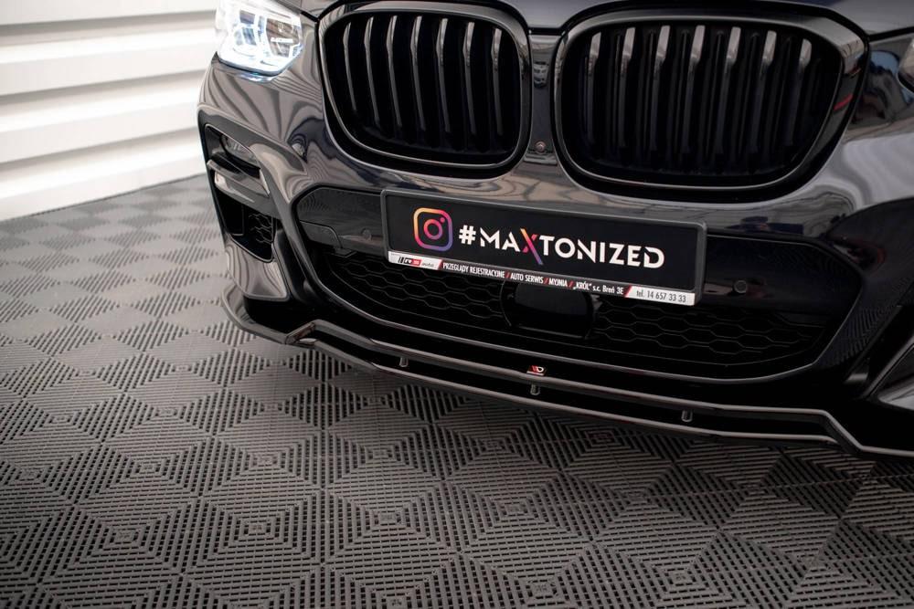 Front Lippe / Front Splitter / Frontansatz V.1 für BMW X3 G01 M-Paket von Maxton Design