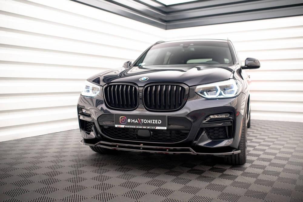 Front Lippe / Front Splitter / Frontansatz V.1 für BMW X3 G01 M-Paket von Maxton Design