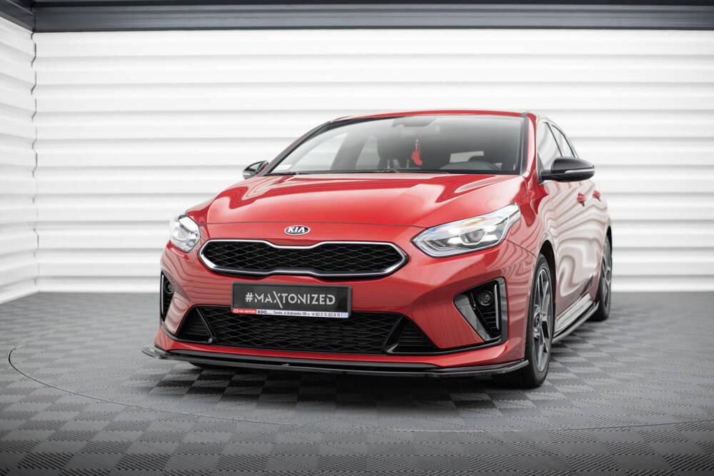 Front Lippe / Front Splitter / Frontansatz V.1 für Kia ProCeed GT (CD) von Maxton Design