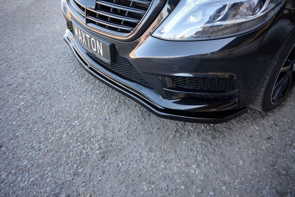 Front lip / front splitter / front approach V.1 for Mercedes S-Class AMG-Line W222 from Maxton Design 