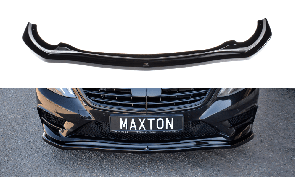 Front lip / front splitter / front approach V.1 for Mercedes S-Class AMG-Line W222 from Maxton Design 