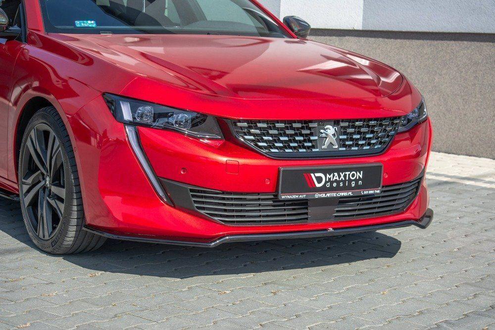 Front Splitter / Cup Schwert / Frontansatz V.1 für Peugeot 508 MK2 von Maxton Design