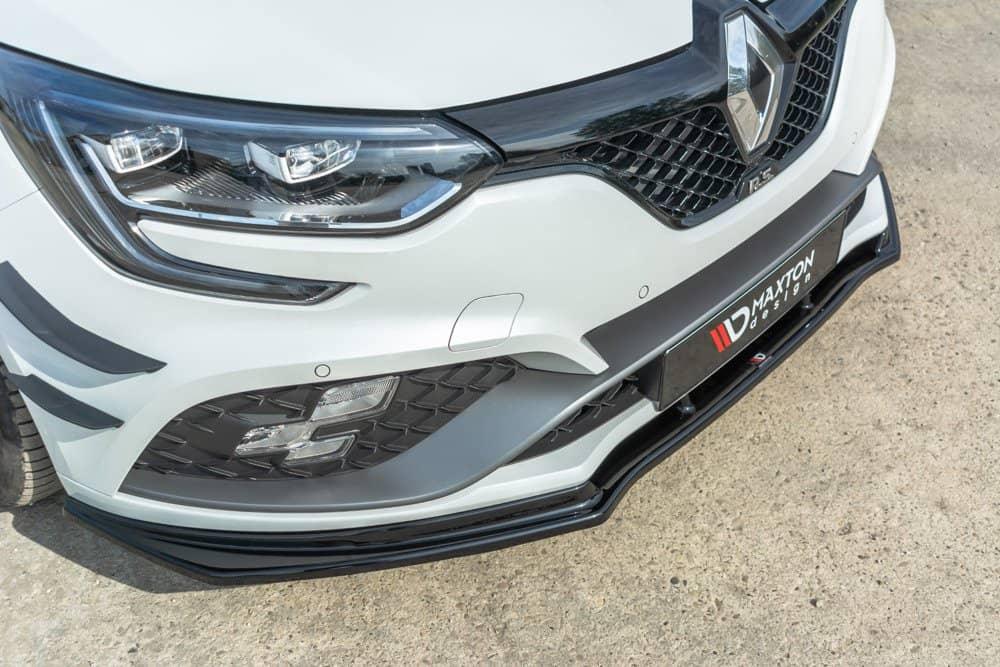 Front Splitter / Cup Schwert / Frontansatz V.1 für Renault Megane RS MK4 von Maxton Design