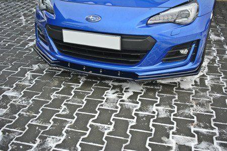 Front Splitter / Cup Schwert / Frontansatz V.1 für Subaru BRZ Facelift AS1 von Maxton Design