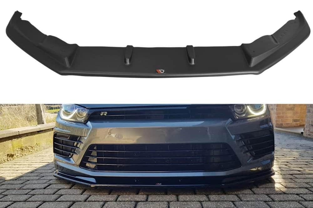 Front Splitter / Cup Schwert / Frontansatz V.1 für VW Scirocco R Facelift von Maxton Design