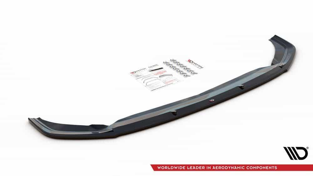 Front Diffusor / Front Splitter / Cup Schwert / Frontansatz V.1 für VW Polo GTI AW von Maxton Design