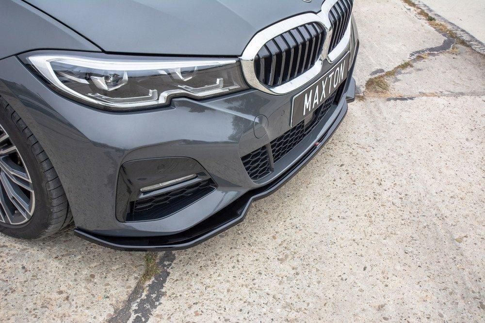 Front Lippe / Front Splitter / Frontansatz V.2 für BMW 3 G20 M-Packet von Maxton Design