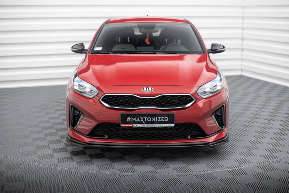 Front Lippe / Front Splitter / Frontansatz V.2 für Kia ProCeed GT (CD) von Maxton Design