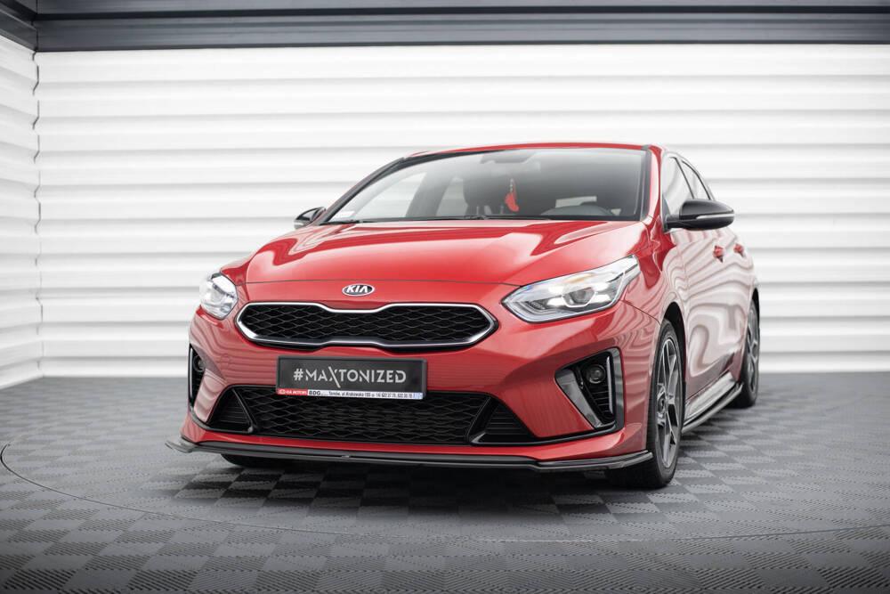 Front Lippe / Front Splitter / Frontansatz V.2 für Kia ProCeed GT (CD) von Maxton Design