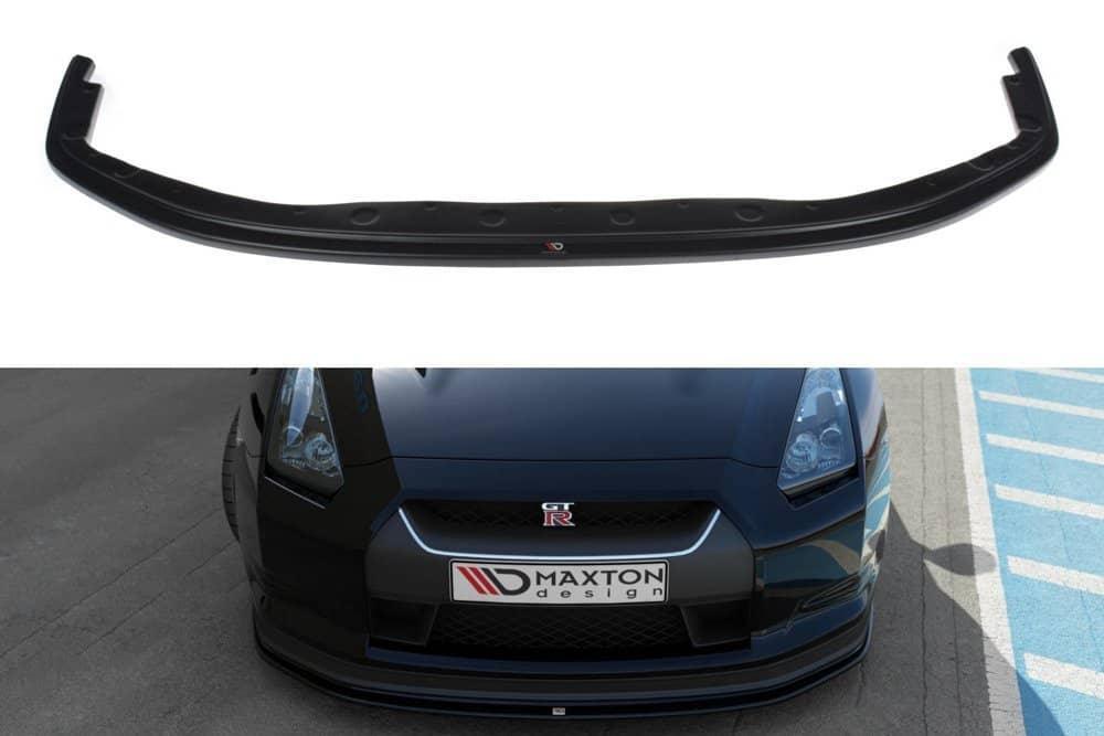 Front Diffusor / Front Splitter / Cup Schwert / Frontansatz für Nissan GT-R R35 Coupe von Maxton Design