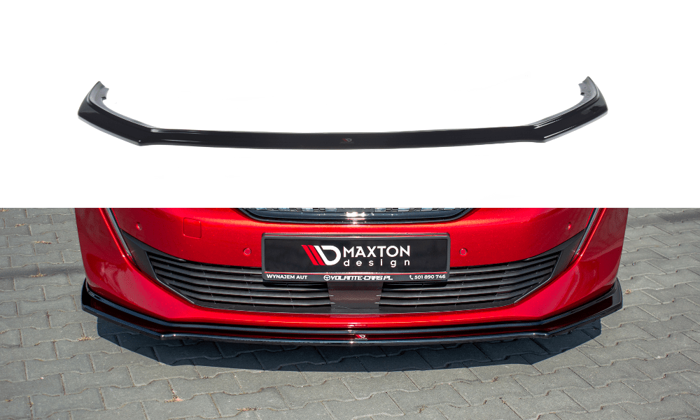 Front Splitter / Cup Schwert / Frontansatz V.2 für Peugeot 508 MK2 von Maxton Design