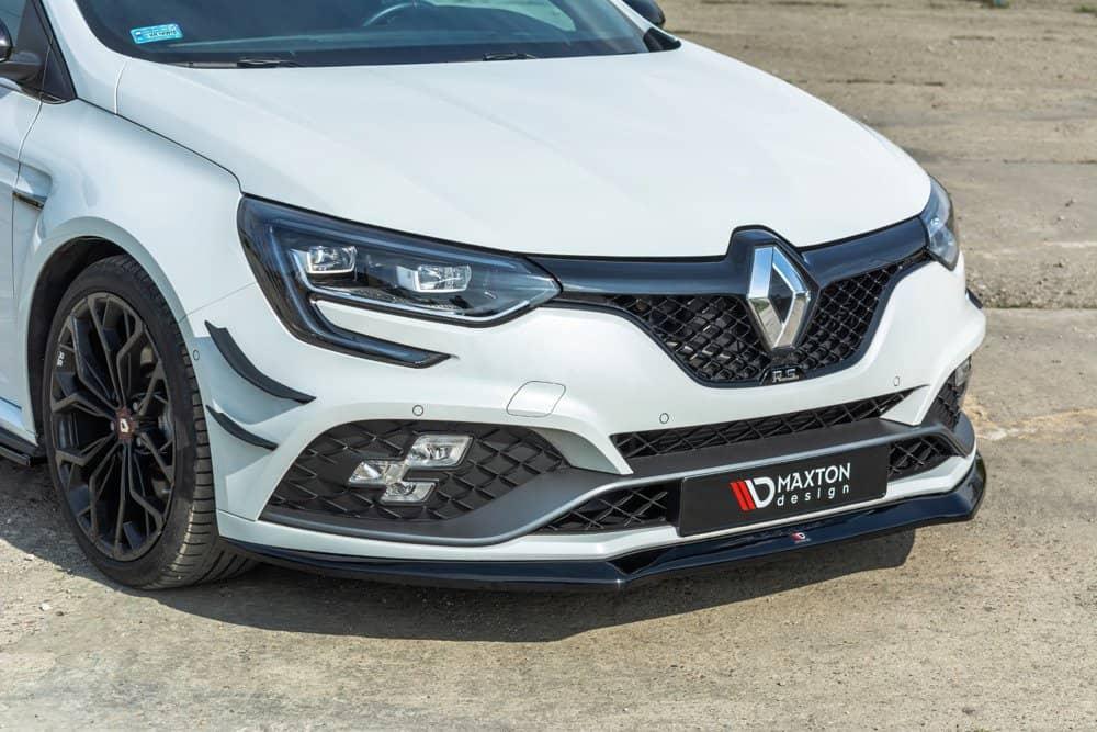 Front Splitter / Cup Schwert / Frontansatz V.2 für Renault Megane RS MK4 von Maxton Design