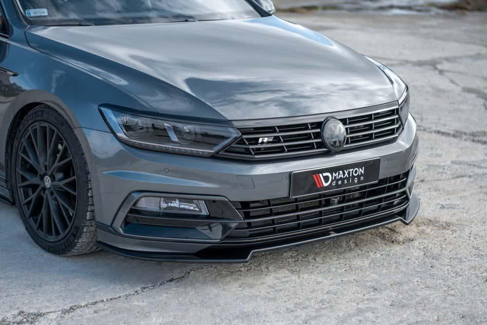 Front Splitter / Cup Schwert / Frontansatz V.2 für VW Passat R-Line B8 von Maxton Design