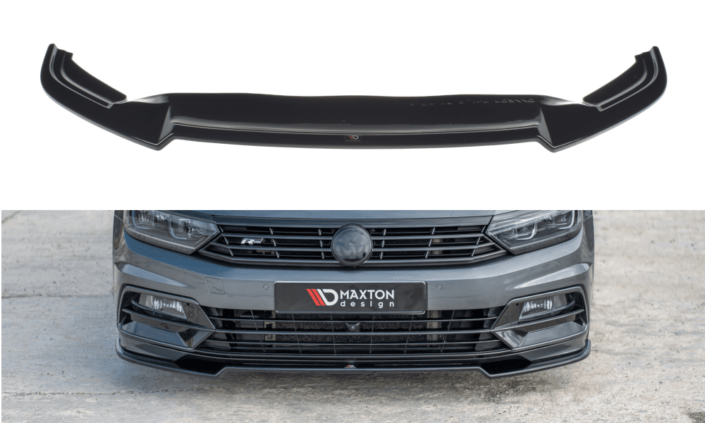 Front Splitter / Cup Schwert / Frontansatz V.2 für VW Passat R-Line B8 von Maxton Design