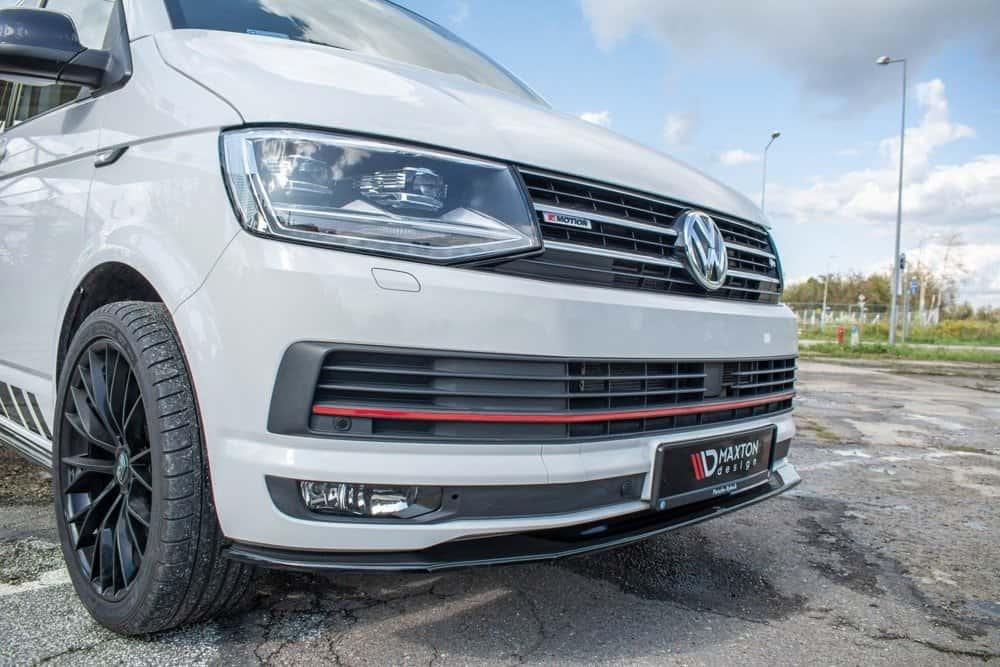 Front Splitter / Cup Schwert / Frontansatz V.2 für VW T6 Multivan von Maxton Design