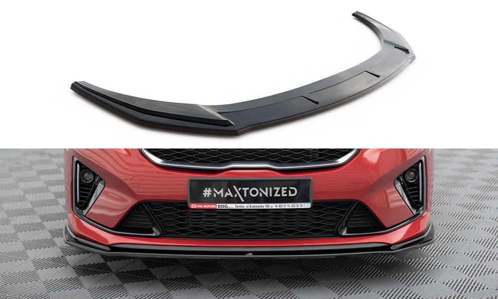 Front Lippe / Front Splitter / Frontansatz V.3 für Kia ProCeed GT (CD) von Maxton Design