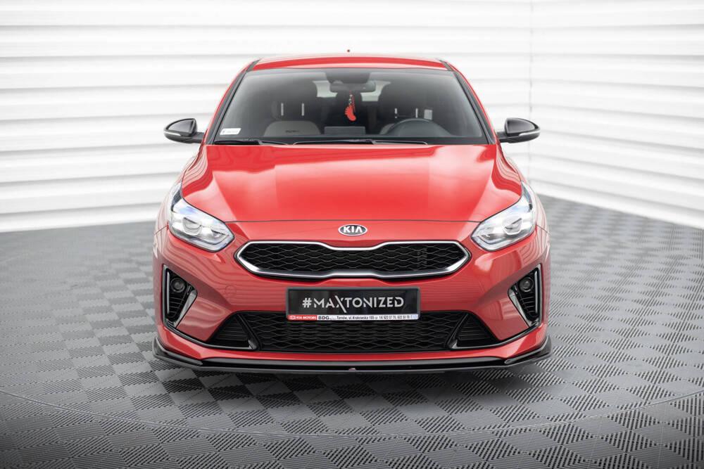 Front Lippe / Front Splitter / Frontansatz V.3 für Kia ProCeed GT (CD) von Maxton Design