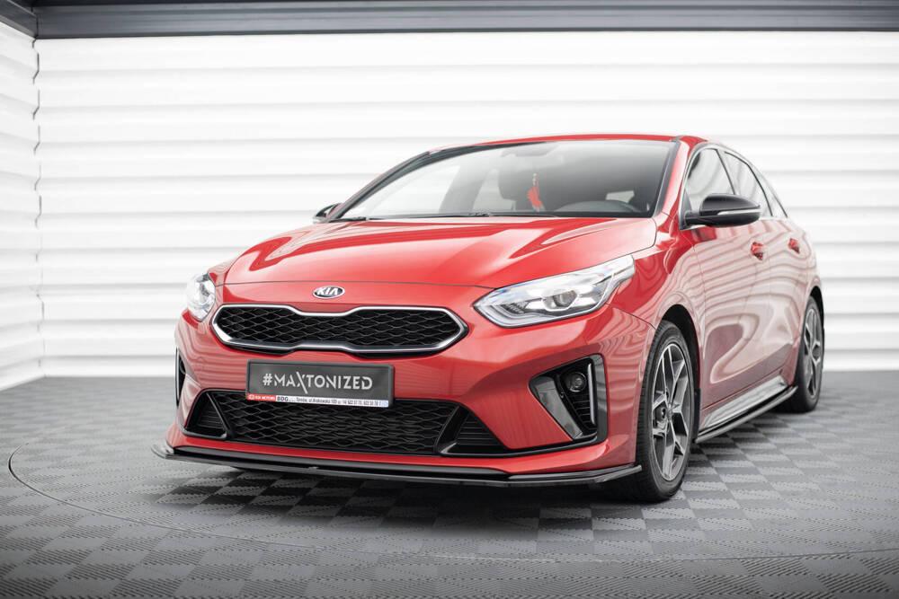 Front Lippe / Front Splitter / Frontansatz V.3 für Kia ProCeed GT (CD) von Maxton Design