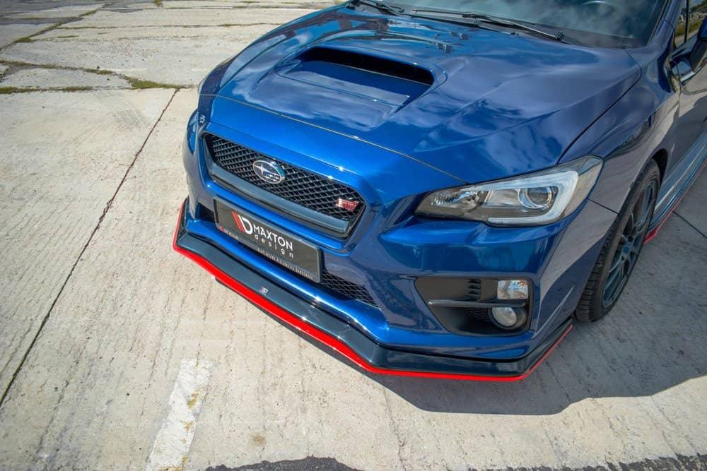 Front Splitter / Cup Schwert / Frontansatz V.3 für Subaru WRX STI von Maxton Design