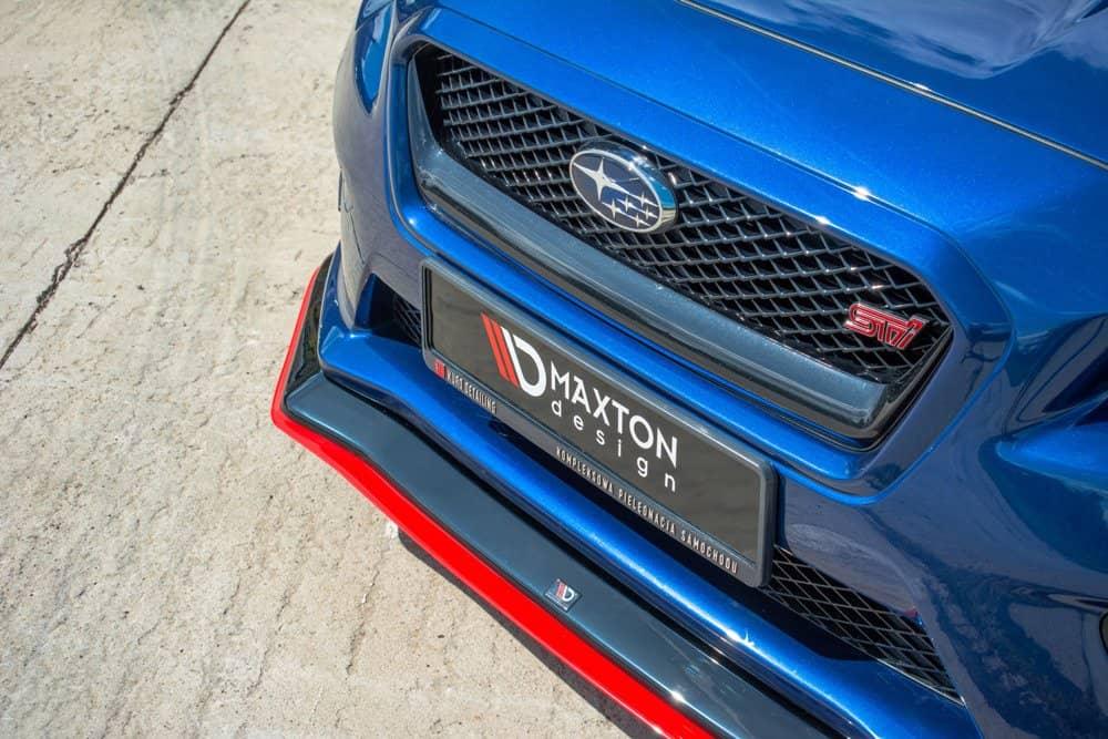 Front Splitter / Cup Schwert / Frontansatz V.3 für Subaru WRX STI von Maxton Design